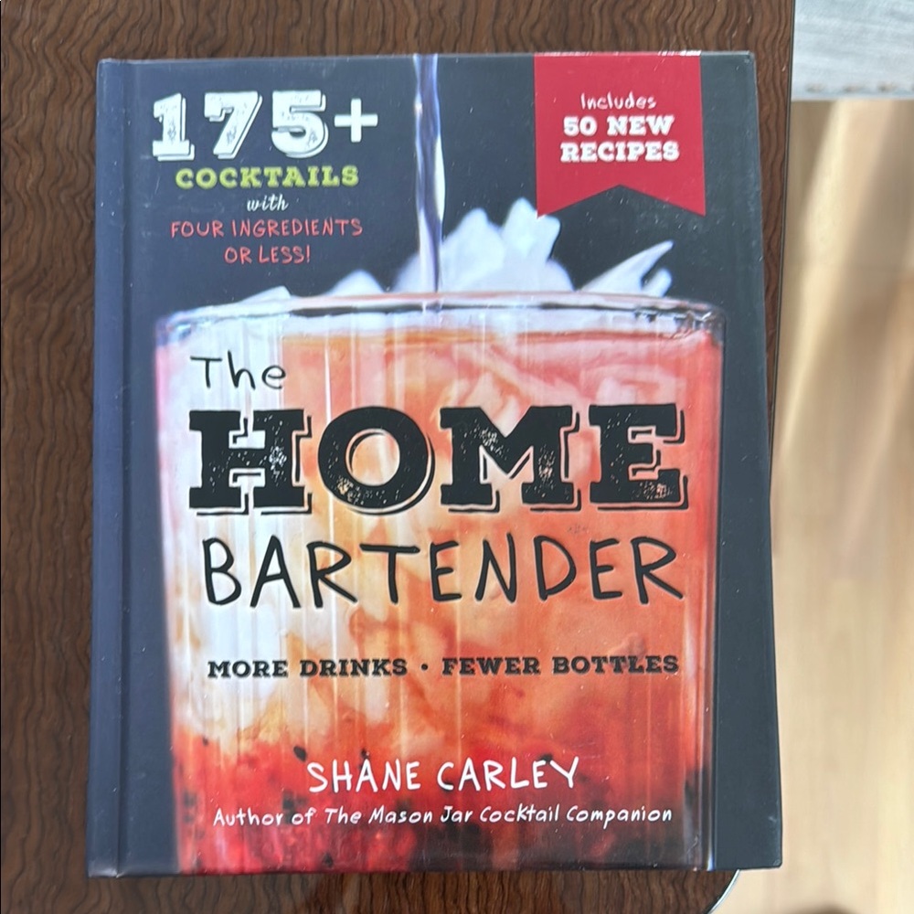 The Home Bartender by Shane Carley - Black